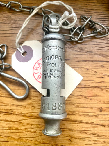 Police whistle numbered - whistle, w