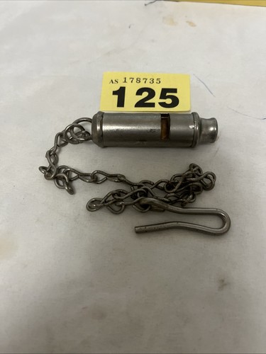 Old whistle with chain - with,
