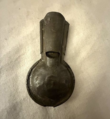 Vintage metal police whistle - police,
