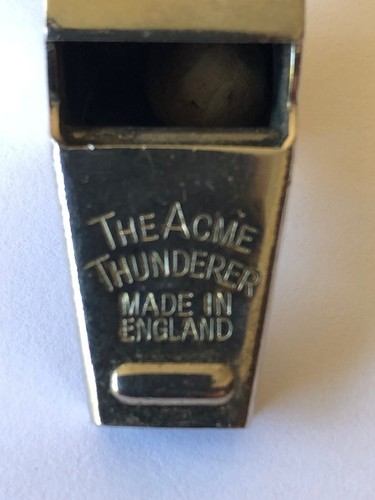 The acme thunderer whistle - acme,