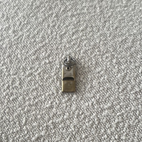 Antique flat whistle - flat,