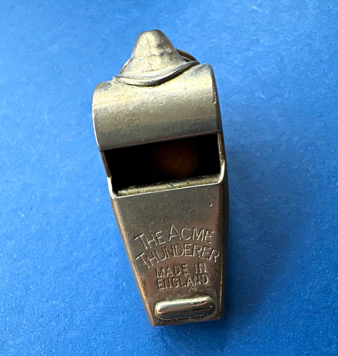 Acme thunderer metal whistle - acme,