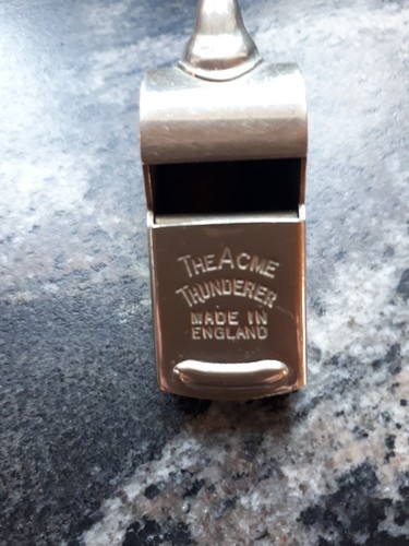 Vintage acme thunderer whistle - thunderer,