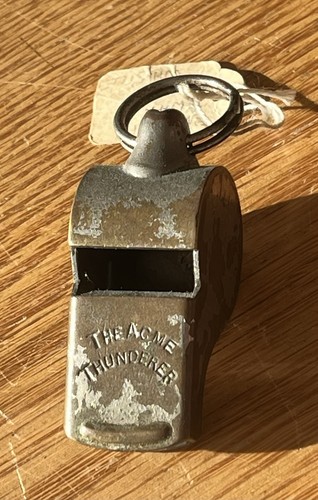 Vintage police whistle - vintage,