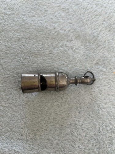 Vintage metal whistle - metal,