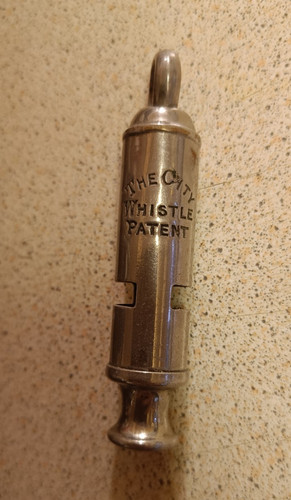 Vintage the city whistle - vintage, "the