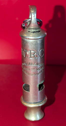Antique police whistle west - police,