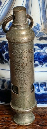 Metal whistle stamped - stamped, 'the