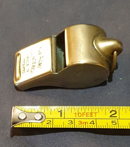 Vintage brass acme thunderer - acme,