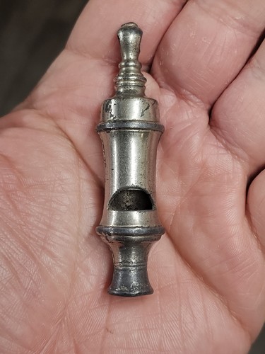 Antique vintage round - round, whistle