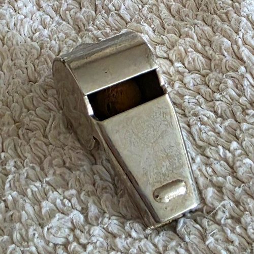 Vintage metal whistles - vintage,