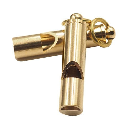 Brass whistle emergency - whistle,