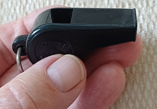 Vintage acme plastic whistle - vintage,