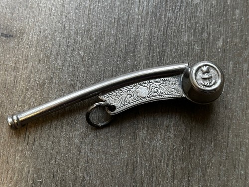 Vintage boatswain whistle - vintage,
