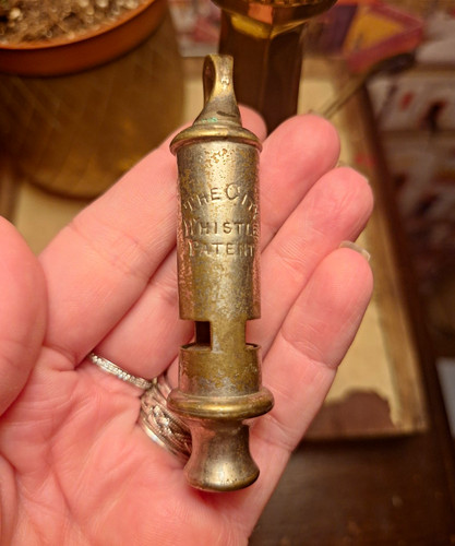 Vintage metal police - police, whistle