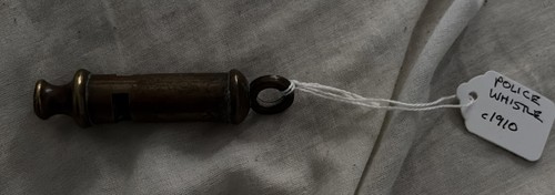 Antique police whistle 1910 - police, c.1910