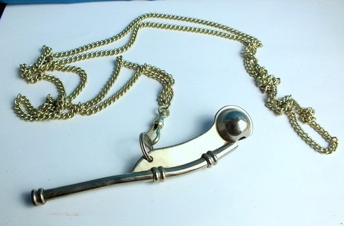 Vintage bosuns whistle - a,