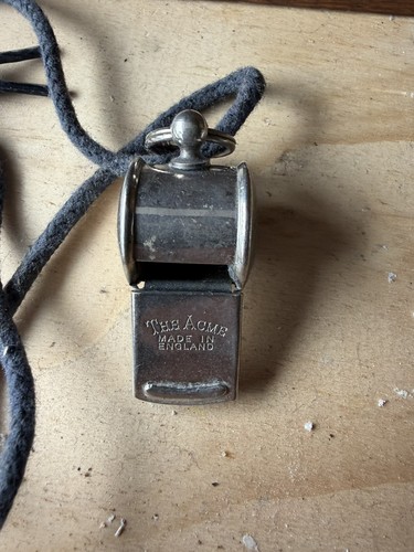 Acme police whistles - whistles, made