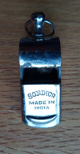 Vintage sondico metal whistle - vintage,
