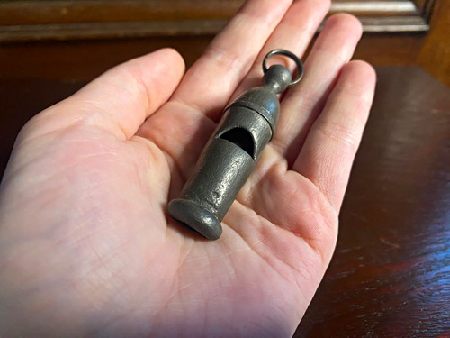 Antique round pea - antique, whistle