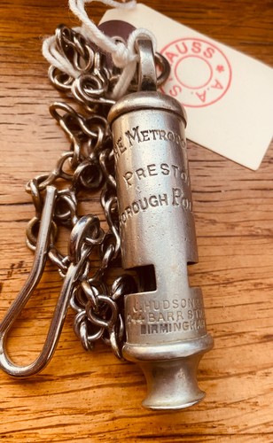 Preston borough police whistle - preston,