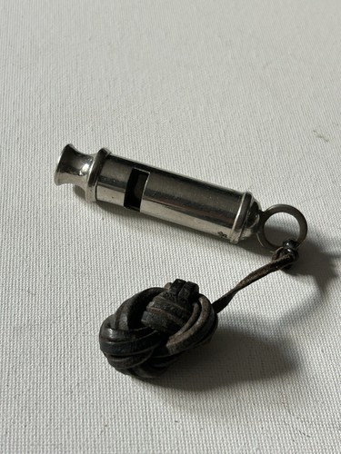 Vintage metal whistle 5cm - whistle, 8.5cm