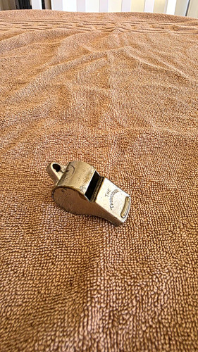 Thunderer metal police whistle - thunderer,